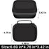 Case for Phomemo M110 Label Maker - Portable Mini Bluetooth Thermal Label Maker Storage Bag for Printer Labels, Black