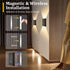 5000mAh Set 2 Closet Battery-Operated Motion Sensor Wall Light: Rechargeable Wall Sconce of Motion Sensored Light
