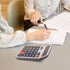 Desktop Calculator, Large LCD Display, 12 Digit Handheld Portable Pocket Basic Calculator for Office, Home, School Use