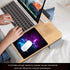 Galaxy Mouse Pad - Personalized Blue and Purple Nebula Design with Anti-Slip Rubber Base, 9.5 x 7.9 inch