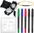 Yeaqee 8 Pcs Land Navigation Kit, Includes 5 Military Map Markers, Compass, Scale, Protractor for Adventure