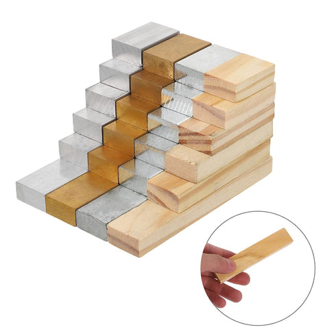 24pcs Density Rectangular Blocks Science Kit for Classroom Physics Experiments Multi-Material Education Tool