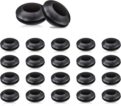 20 Packs Airlock Grommet, Silicone for Homebrewing, Fermenter Lid, 5/8 Inch OD and 3/8 Inch ID