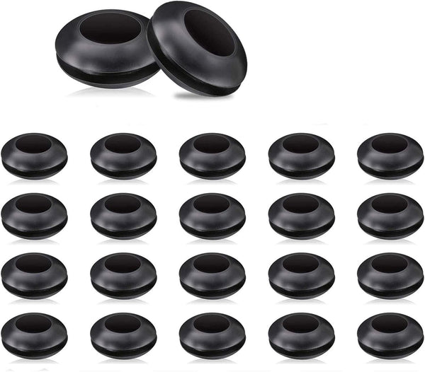 20 Packs Airlock Grommet, Silicone for Homebrewing, Fermenter Lid, 5/8 Inch OD and 3/8 Inch ID