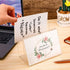 Clear Acrylic Postcard Holder, Greeting Card Display Stand for Business Cards, Desk Organizer - 3 Pcs