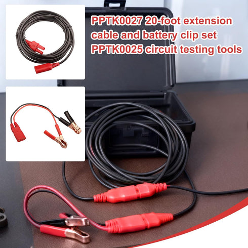 Zivceng PPTK0027 20FT PPTK0025 Clipset 3Ez/3/3S SetPPTK0027 PPTK0025 Extension Cable and Ect Battery Fit for Power