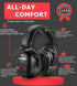 037 6.0 1500mAh 30dB 120H PROHEAR Bluetooth Hearing Protection Headphones with Rechargeable Battery, SNR Safety Noise