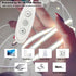 5V Dimmable 6500K CRI93+ 6 Dimmer, 3D COB LED Strip Lights USB Powered White ft Dotless LED Tape Light with Flexible