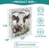 SUABO 3 200 2 Pack Dairy Cow Ring Binders, Round Rings Holds Sheets Binders for School and Office