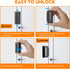 800 lbs, (2 Pack, Home Security Door Reinforcement Lock, Upgraded Front Door Locks for Kids Safety Withstand Child