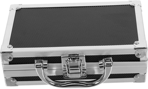 4pcs Gadpiparty Travel Tool Box Portable Metal Storage Case for Tools Gadgets and Small Items for Travel Use Stylish