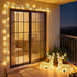 150 50 LUCKY SHINE LED Warm White Christmas Lights, UL Certified FT Green Wire String Lights, for Indoor and Outdoor