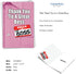 The Best Card Company Boss Thank You Greeting Card with 5 x 7 Inch Envelope, Co-Worker Thank You
