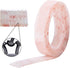 Industrial Strength 1" x 5ft Clear Scotch Self Mating Reclosable Fasteners, Stick-On Adhesive, No Tools Needed