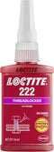 Genuine Henkel Loctite 222 Threadlocking Adhesive - Low Strength, Easy Disassembly, 50 ML for Metal Threaded Assemblies