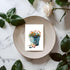 APVGifts Easter Flowers Card - Happy Easter Card - Greeting Card - Flowers And Eggs Card - Cute Easter Card - Greeting
