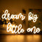 Dream Big Little One Neon Sign Dimmable Neon Signs for Wall Decor
