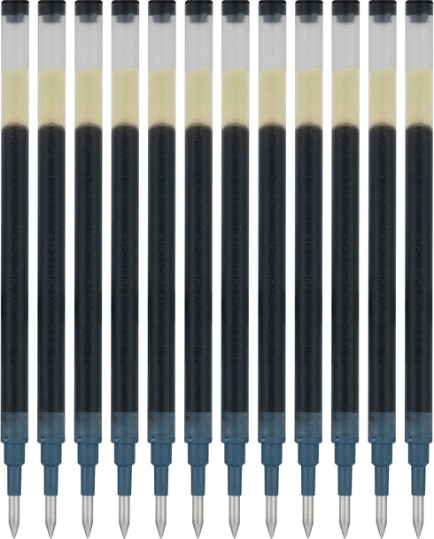 PILOT Pen G2 Gel Ink Refills, Ultra Fine Point 0.38mm, Black Ink, 12-Pack