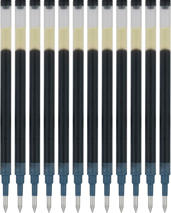 PILOT Pen G2 Gel Ink Refills, Ultra Fine Point 0.38mm, Black Ink, 12-Pack