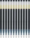 PILOT Pen G2 Gel Ink Refills, Ultra Fine Point 0.38mm, Black Ink, 12-Pack