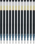 PILOT Pen G2 Gel Ink Refills, Ultra Fine Point 0.38mm, Black Ink, 12-Pack