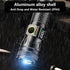 Gotellx Rechargeable LED Flashlights with Digital Power Display, Zoomable High Lumens Bright EDC Flashlight with USB C