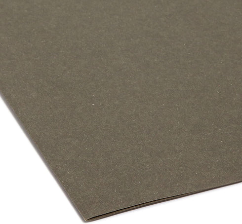 Smead 100% Recycled FasTab Hanging File Folder, 1/3-Cut Built-in Tab, Letter Size, 20 per Box