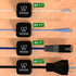 W WAFADAR 6 Pcs Magnetic Cable Clips, Office Desk Accessories, Cord Organizer Holder, Cable Management Holder, Phone