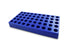 Vial Racks for 2mL Vials, 5 Pack, Blue Polypropylene, 50 Holes, 7.375" x 3.75" x .875", Autoclavable, CV2055