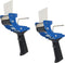 Set of 2 Tape Dispenser Gun, 3 Inch MouseTrap Style, Light and Durable Tape Gun