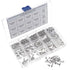 #2-56 #4-40 #6-32 UNC Stainless Steel Phillips Pan Head Machine Screws Nuts Assortment Kit