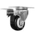 Finnhomy Caster Wheels Set of 4, 2 Inch Heavy Duty Plate Swivel Casters, Premium PU Wheels for Furniture, 800 Lbs