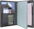 Binder Portfolio Organizer - Business and Interview Padfolio with Color File Folders and 3-Ring Binder, Clipboard