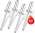 WORKPRO 200Pcs Aluminum Blind Rivets, 3/16" x 1/2" Pop Rivets Assortment for Metal, Marine, Automotive
