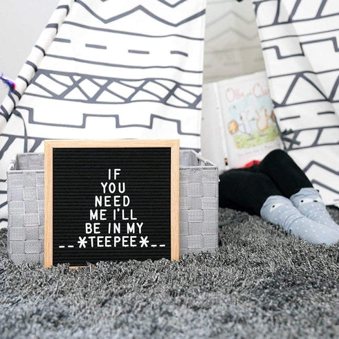 Sharing Plastic Letters, 300 White Felt Letter Board Accessory with 0.75' Letters