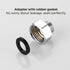 Water Line Adapter, 4 PCS Pipe Fittings in 1/2" Female to 3/8" Male Reducer Adapter, Compression Fitting for Faucet