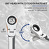 Egofine 13mm Ratchet Wrench Flex Head, Industrial Grade Gear Spanner with 12 Point Box End