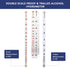 0-200 Proof & Tralle Alcohol Hydrometer with Glass Test Jar Kit for Liquor & Distilling