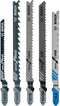 Bosch T-Shank Jig Saw Blade Set T501, 5 Pieces, 3-1/4'' - 4'', 6-24 TPI for Wood And Metal