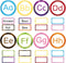 Word Wall Bulletin Board Set, 128 Pcs Alphabet Classroom Decoration