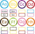 Word Wall Bulletin Board Set, 128 Pcs Alphabet Classroom Decoration