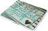 Smooffly Gaming Mouse Pad Custom, Rustic Turquoise Wood Design, Inspirational Bible Verse Quote