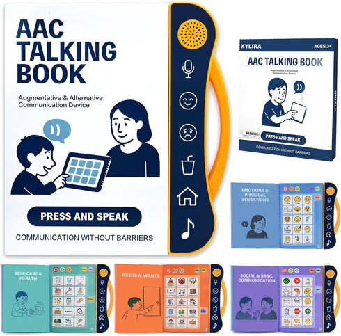 Xylira AAC Device for Autism, Communication Board for Nonverbal Kids & Adults, Speech