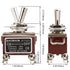 Baomain Toggle Switch DPST ON/Off 2 Position, 250VAC 15A, 125VAC 20A, 1/2" Mounting Hole, RT1221 (1PCS)