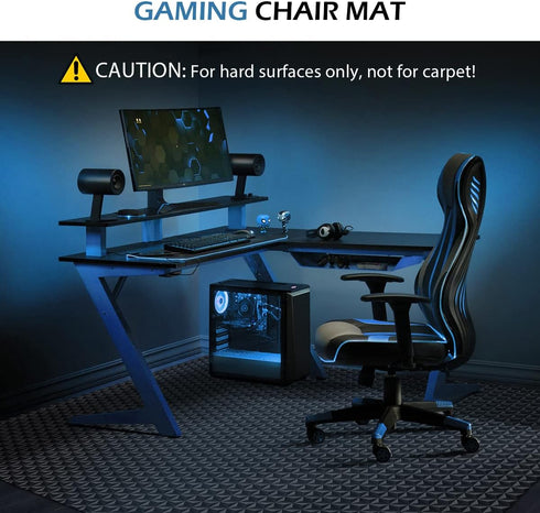 63" 51" SALLOUS Chair Mat for Hard Floor, x Office Chair Mat for Hardwood Floor, Multi-Purpose Hard Floor Protector