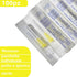 100 Pack 30Ga 1/2 Inch Sterile Disposable Injection Needles with Cap for Lab Dispensing Accessories