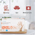 McKesson Powder-Free Vinyl Exam Gloves, Non-Sterile, Large, 150 Count, 1 Box