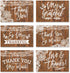 Hadley Designs 24 Rustic Wood Thank You Cards with Envelopes - Great Note for Adult Funeral Sympathy or Gift Gratitude