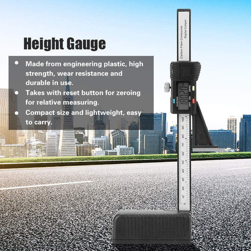 0-150mm Height Digital Height Aperture Depth with Magnetic Base