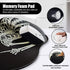 Ergonomic Mouse Pad with Wrist Rest Support, Gothic Skull Skeleton Black Small Mousepad for Desk Accessories